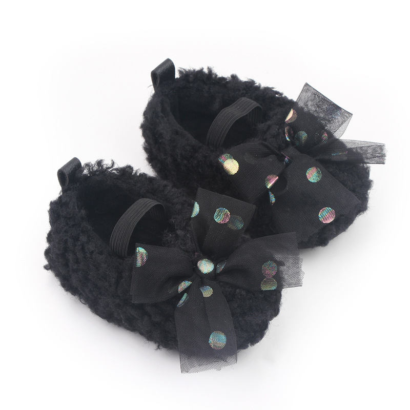 For babies aged 0-1, there are cute cotton shoes. For girls, there are suede princess shoes, shallow elastic cotton shoes, and fluffy shoes for girls. The size is 2750 pic 18