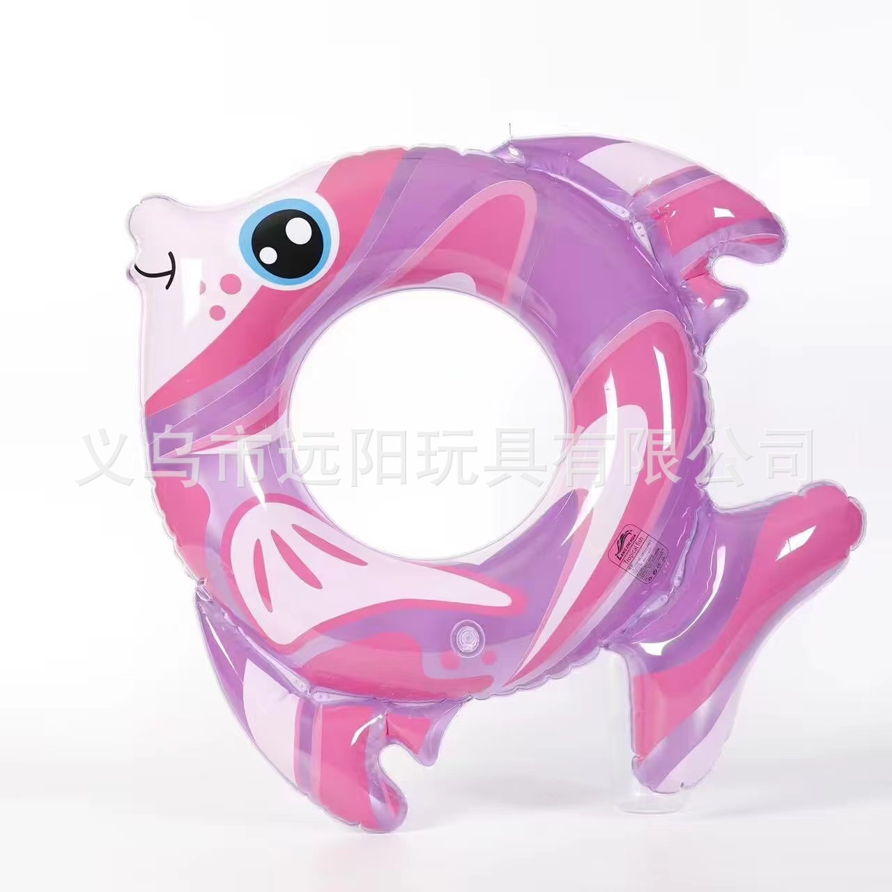 新款充气儿童游泳圈可爱小鱼造型泳圈男女宝宝腋下圈游泳辅助用品详情3