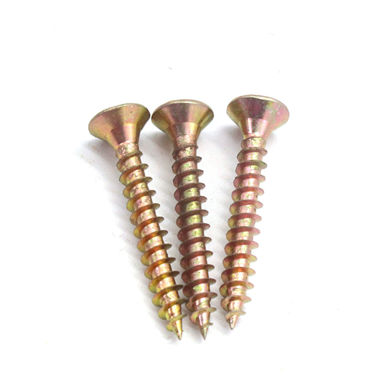 Factory direct sales of high-strength self-tapping screws, flat head cross self-tapping wood screws, fiberboard nails, countersunk quick screws pic 6