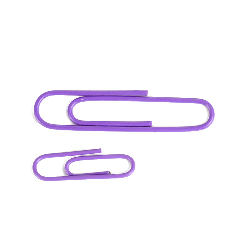 Wholesale color box 50mm paper clips, fluorescent color office drawing paper special fixed paper clips from the manufacturer pic 10