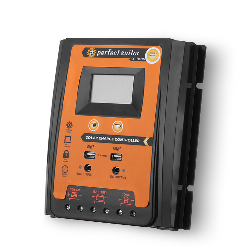 New best-selling PWM solar controllers: 12V, 24V, 30A, 50A, 70A solar cell charge and discharge controllers pic 12
