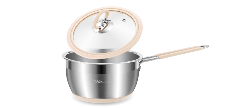 互发 201不锈钢无磁加厚达戈奶锅 新款北欧风防滑底电磁炉可用锅  奶锅 辅食锅 油炸锅 加厚泡面锅 防溢锅 小蒸锅 、详情25