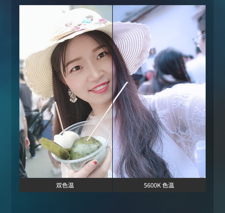 Fengbiao 60AI mobile phone fill light, handheld portable fill light, live-streaming selfie light for hosts, outdoor fill light and beauty enhancement pic 8