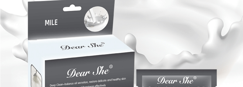 Dear She跨境牛奶吸黑头粉刺面膜膜去黑头鼻膜吸黑头撕拉式面膜详情2