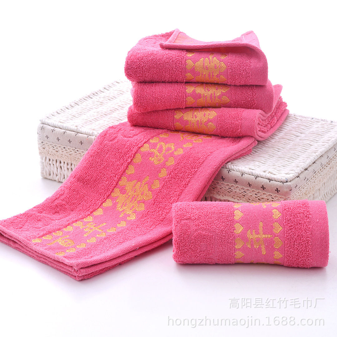 Factory wholesale pure cotton thickened checkered towels, absorbent household daily face towels, gift customization logo pic 58
