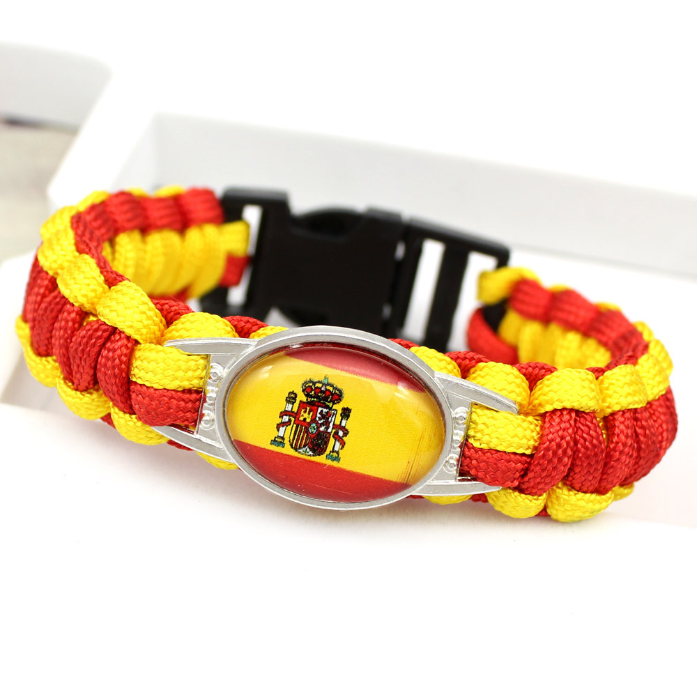 世界各国国旗手环 委内瑞拉 巴拉圭  国旗伞绳编织手链详情14