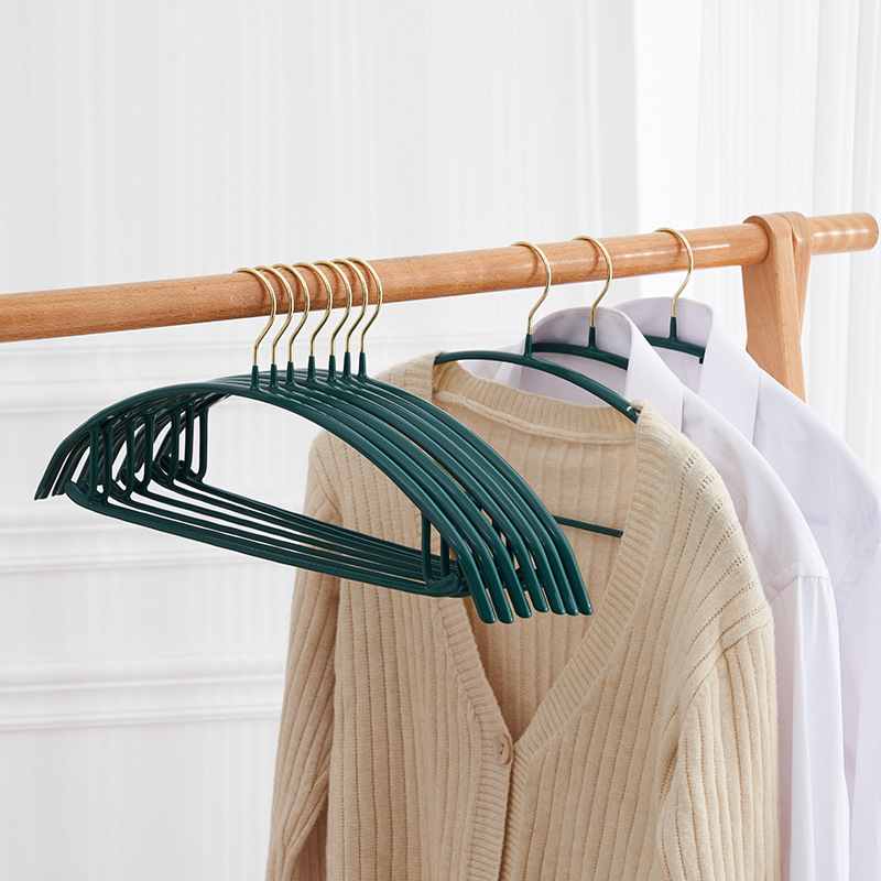 衣架多功能晾衣架浸塑防滑加粗衣架子服装店宿舍家用无痕衣挂批发详情9