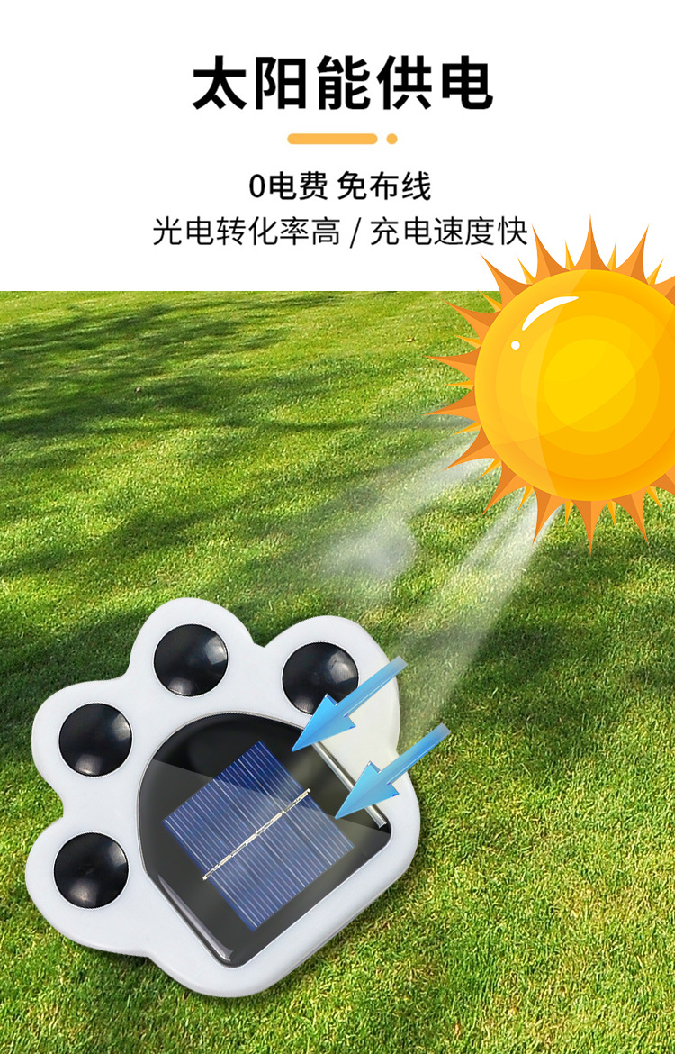 LED ground insertion landscape solar lawn light, courtyard decoration night light, ground burial waterproof garden solar ground light pic 19