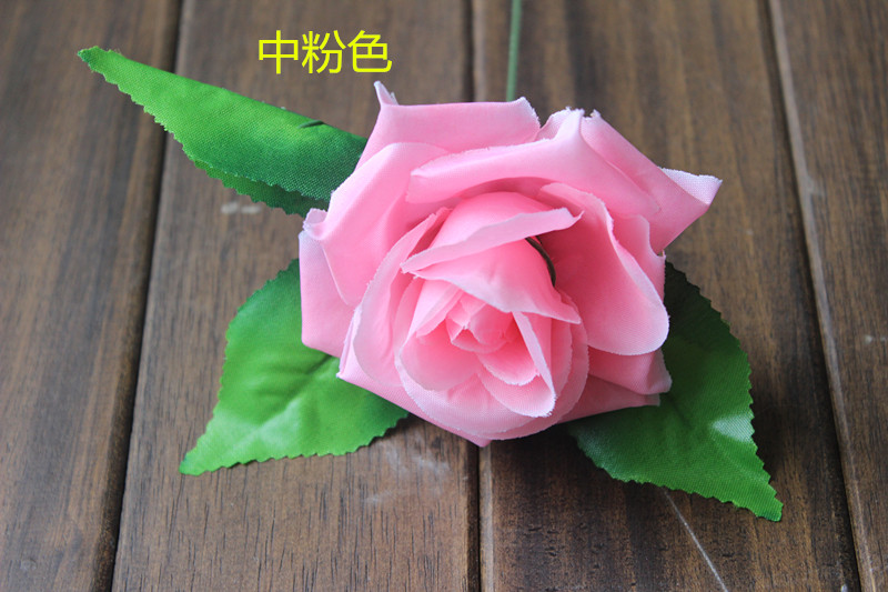 仿真花玫瑰花朵假花装饰仿真玫瑰花朵花球花墙插花花头材料绢花头详情90