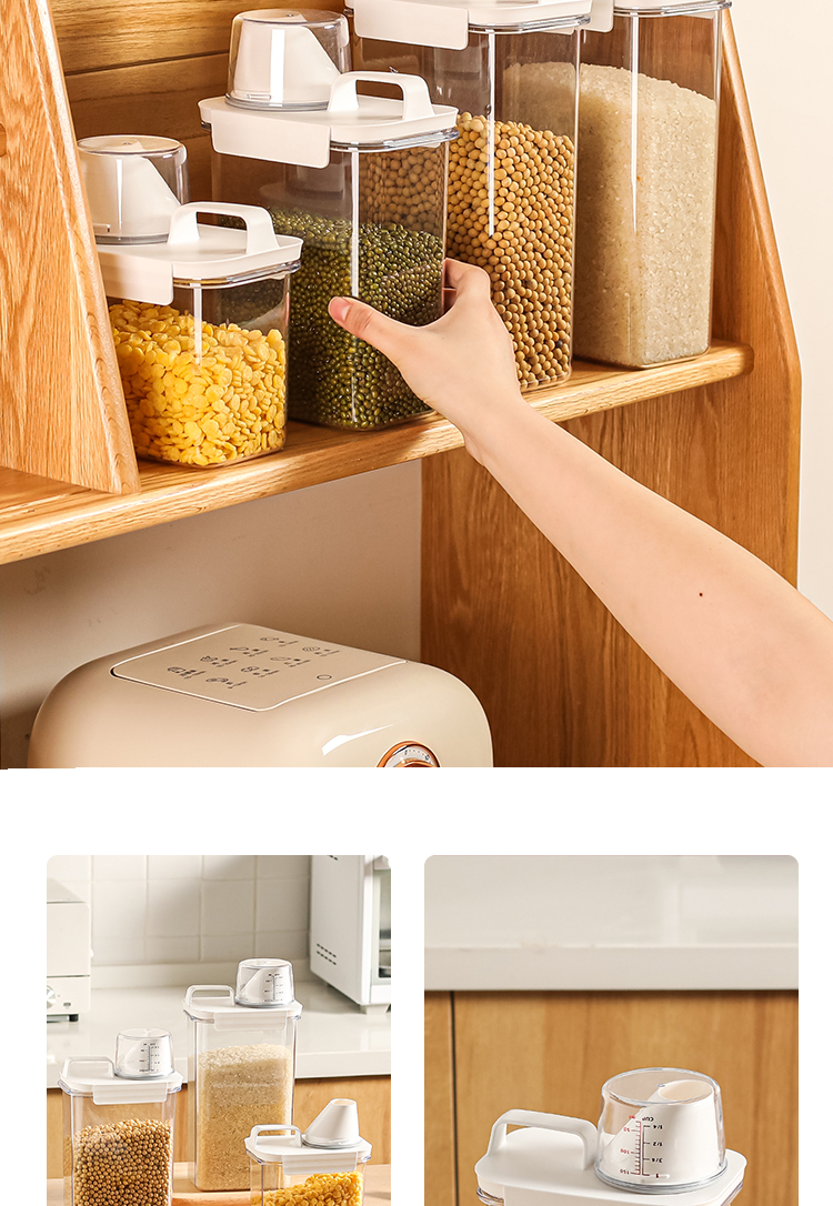 Wholesale Kawashima House rice buckets, household flour, grain storage tanks, dog and cat food, sealed buckets, rice, and various grains pic 12