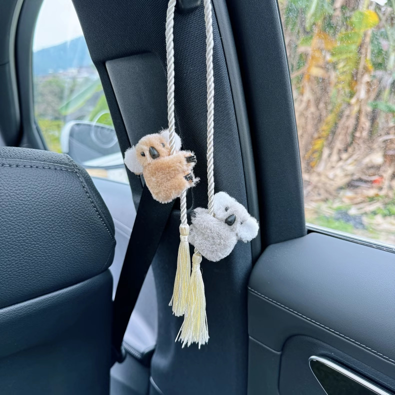 新款创意可爱考拉汽车挂件车内吊饰高档车上后视镜饰品车载挂饰女详情2