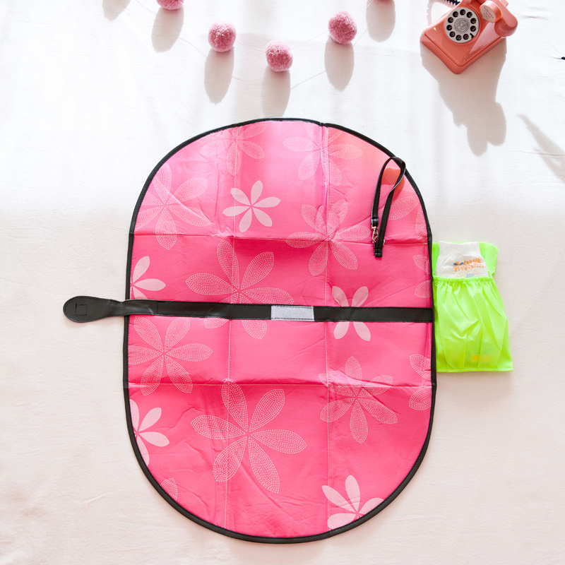 Baby diaper pad, portable pad for both boys and girls, foldable waterproof urine separator pad for protection pic 17