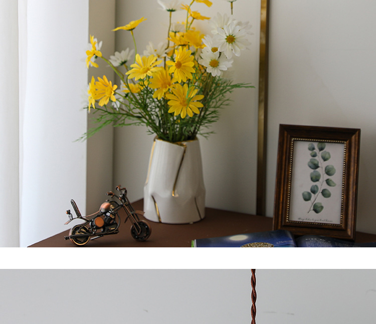 Francés vintage flor cristal colgante pequeño estilo japonés latón b&b americano simple dormitorio cama bar lámpara de cabeza pic 8