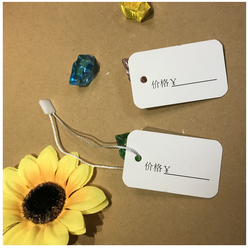 Custom-made jewelry labels, price tags for lamps, curtain tags, price tags for lanyards, lighting fixtures, and clothing price tags pic 10