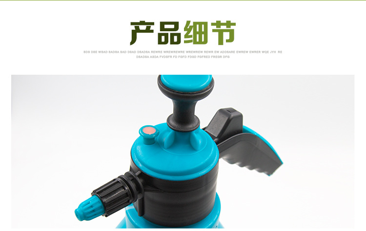 Watering can, manual pneumatic thickened dark green 3L large sprayer, watering can, gardening tool pic 17