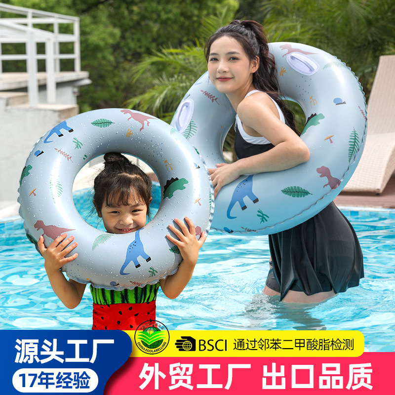 厂家网红儿童游泳圈批发ins风复古条纹腋下泳圈pvc充气游泳圈批发详情9