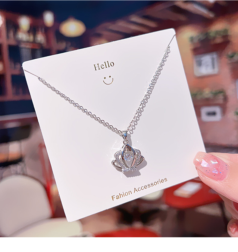 日韩轻奢设计感银色钛钢项链女ins潮小众百搭网红锁骨链高级颈链详情16