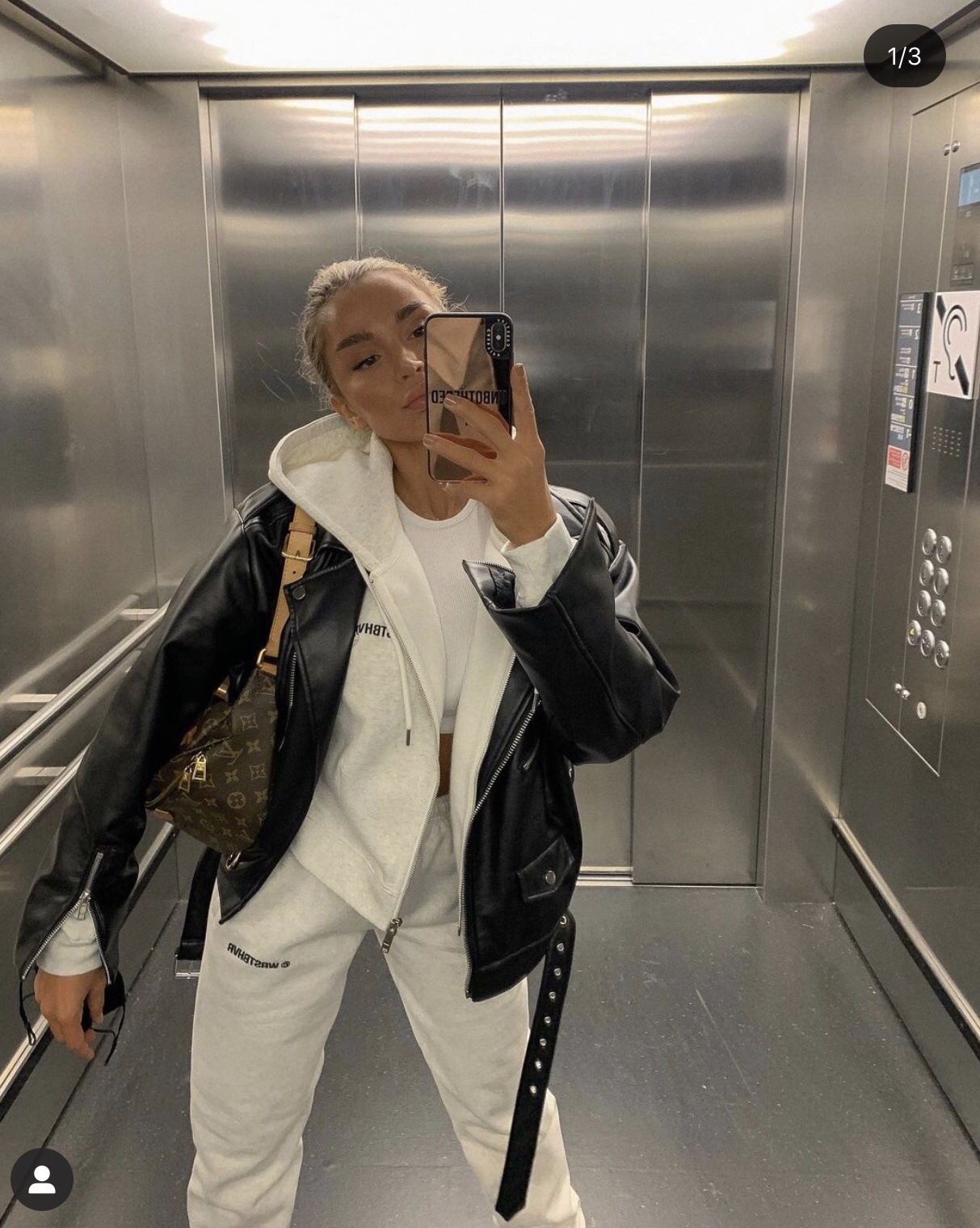 A thickened and fleece hooded suit jacket with an ins trendy girl design sense, a short grey hooded cardigan for women pic 2