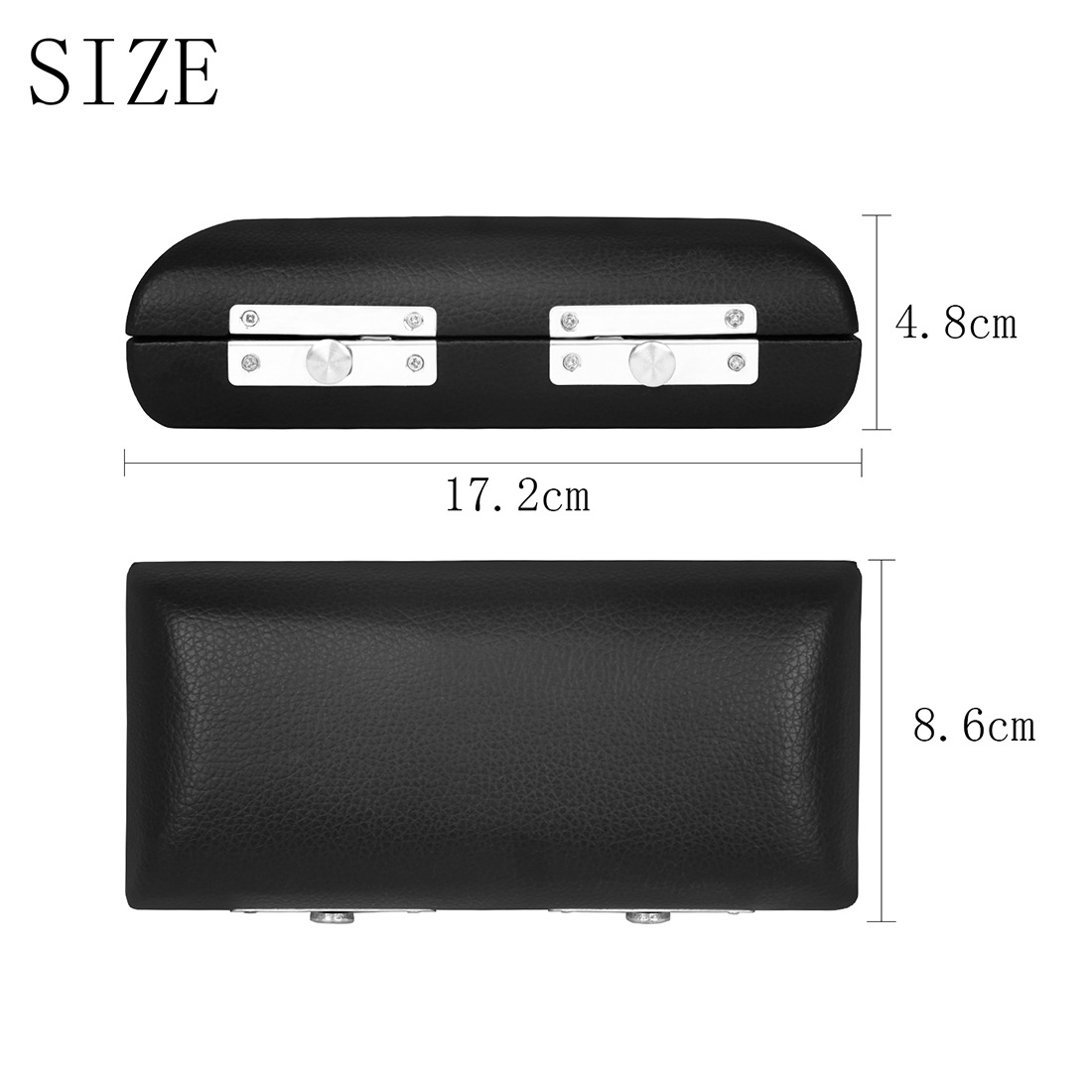 Wholesale flute head box, leather flute head storage box, silver-plated flute elbow pipe, flute pipe protection box, musical instrument accessories pic 3