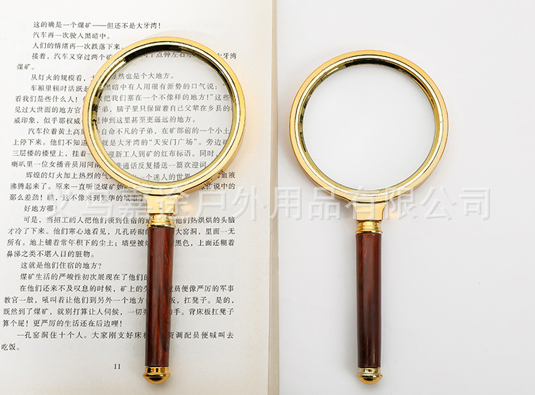 High-definition handheld magnifying glass 10x high power focusing ignition, children, students, elderly reading, wholesale distribution pic 5