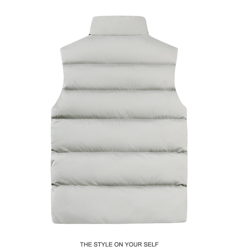 The new down cotton vest for men in autumn and winter is a casual, loose and bag-sized waistcoat for men pic 41