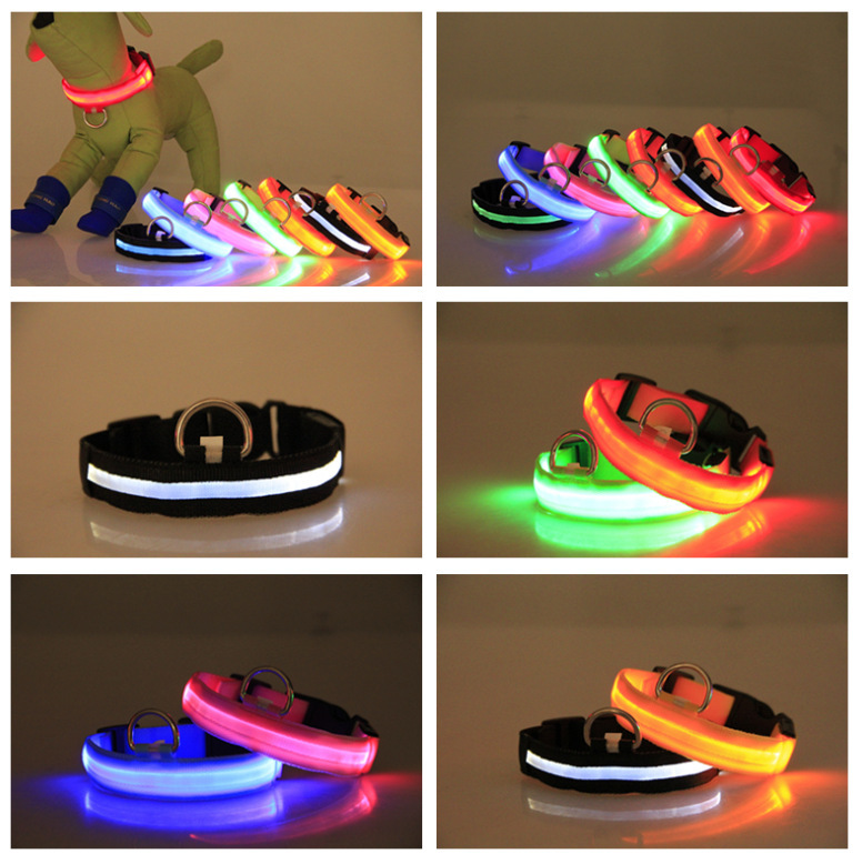 طوق أليف أليف (LED) كلب أليف متوهج (LLD) لديه طوق للكلاب المتوهجة (LLD pic 18