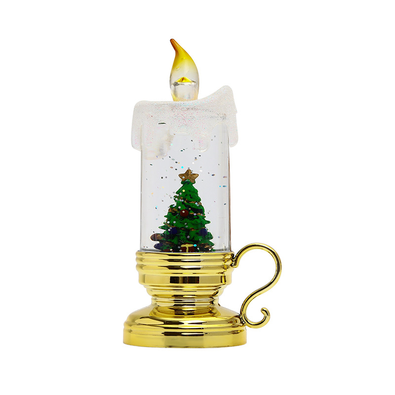 New Christmas wind light LED electronic candle Santa Claus Night Light Saint pic 6