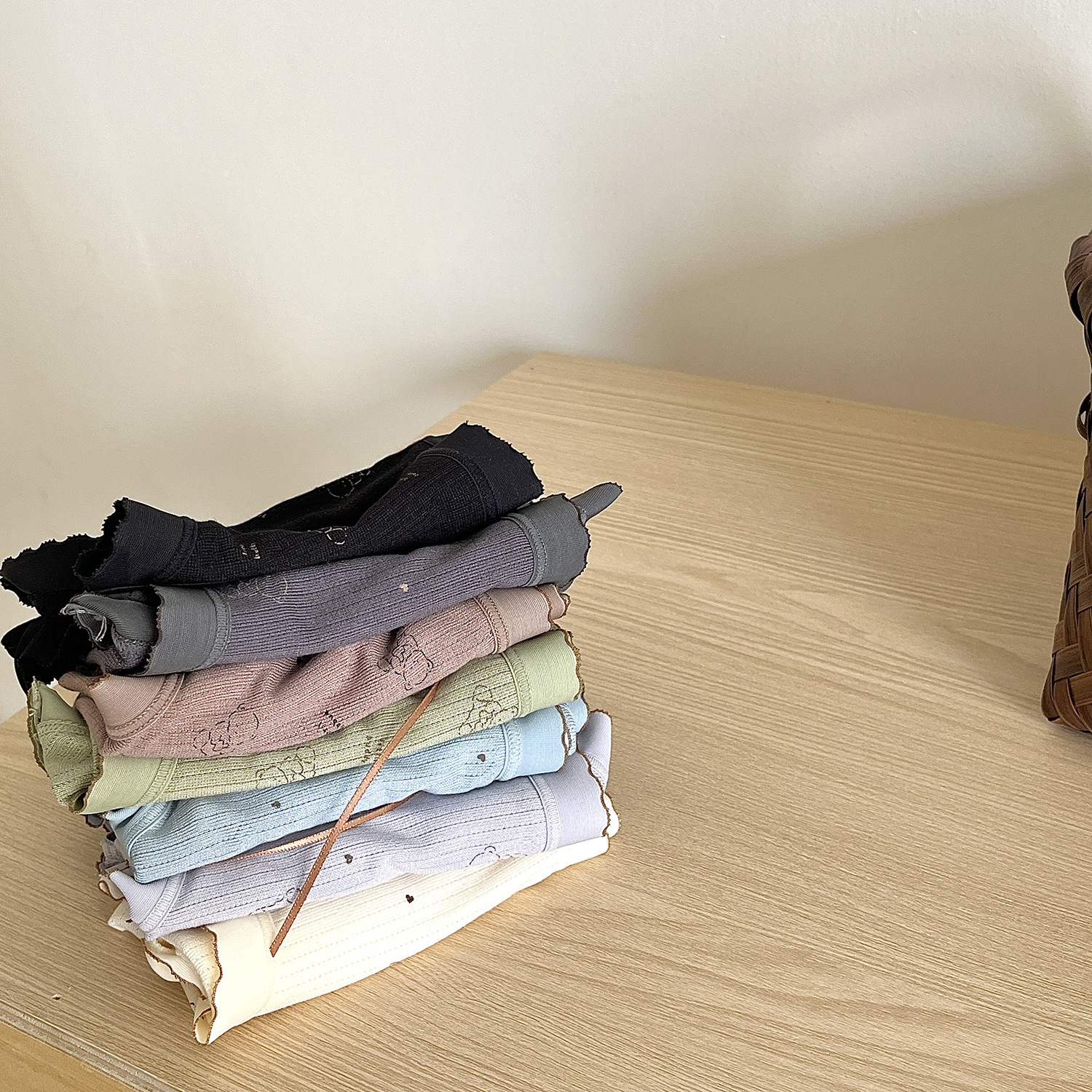 日系无感抑菌裆内裤少女学生蝴蝶结可爱中腰提臀舒适女士三角裤头详情25