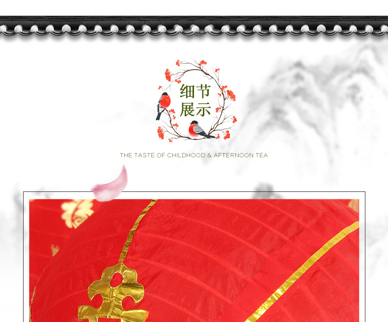 Wholesale of large red three, four, five, six series of outdoor small red lanterns for Spring Festival and New Year advertisements, waterproof outdoor lanterns pic 13