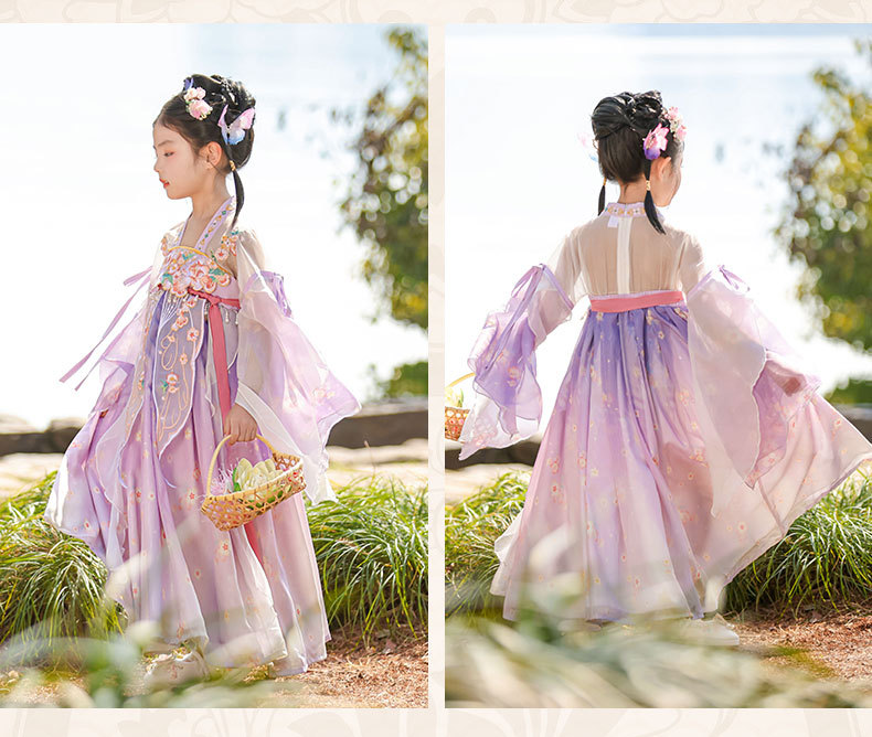 جنية المد ربيع العام … فوق الـ HanFu العرض بـ (ليتل السامي الأميرة GuoFeng فساتين رياض الأطفال للأطفال الذين تنورة Ru بالجملة pic 13