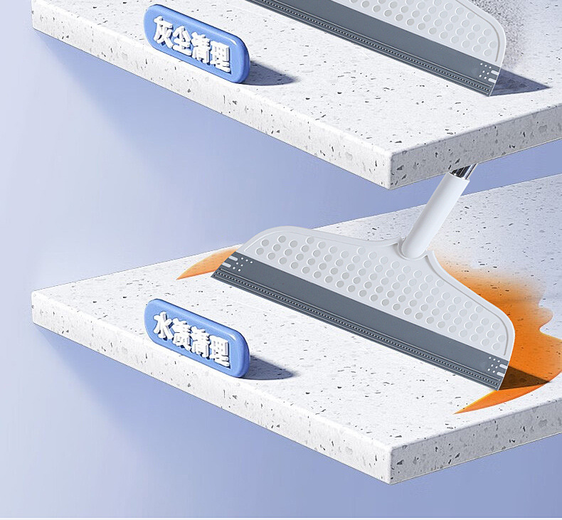 Magic broom, large size, sweeping, silicone, water scraper, floor scraper, household mop, bathroom, toilet, water scraper, screwdriver pic 6