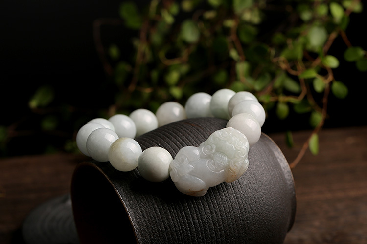 Natural jade and jade PI Xiu bracelet for couples, A genuine hand-woven jade PI Xiu bracelet pic 15