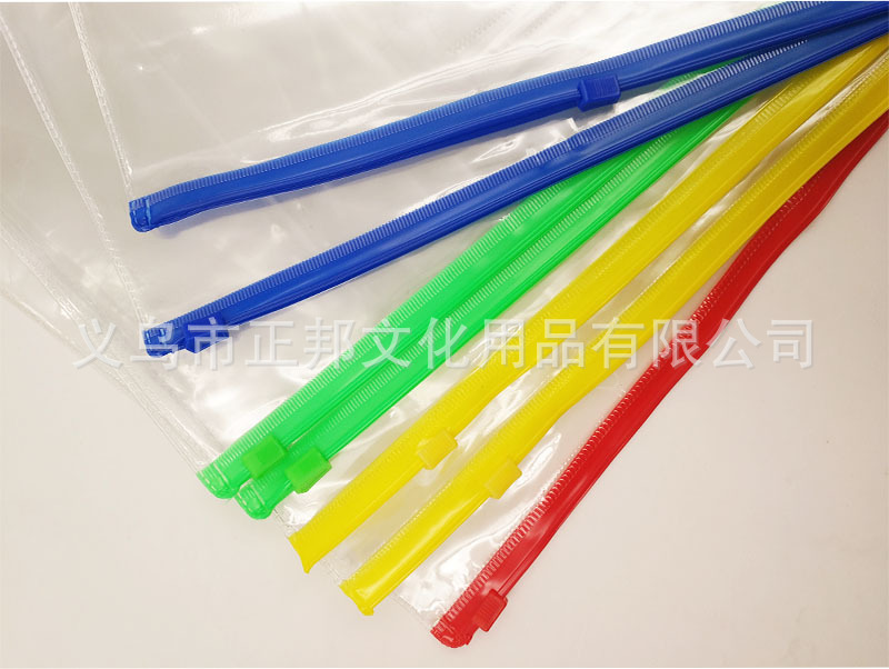 Factory wholesale transparent PVC edge bags, a4 file bags, custom zipper file bags, custom-made advertising logos pic 7