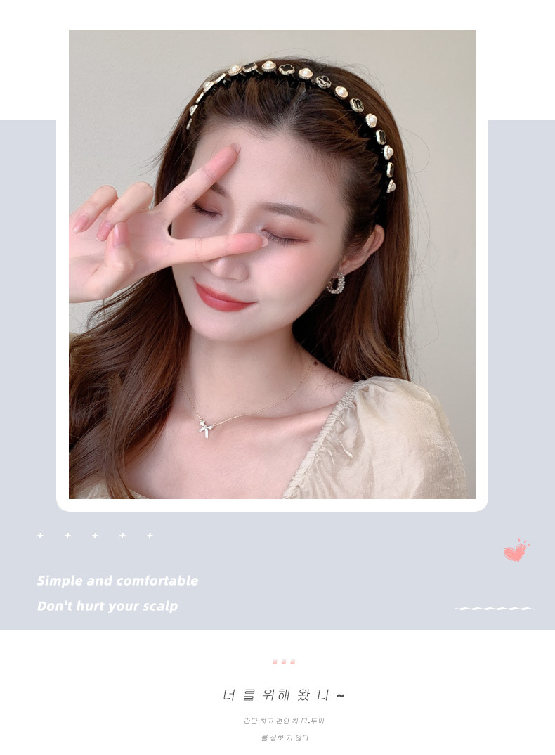 编发发箍2025年夏季新款网红夏季洗脸压发头箍碎发神器发卡头饰女详情10