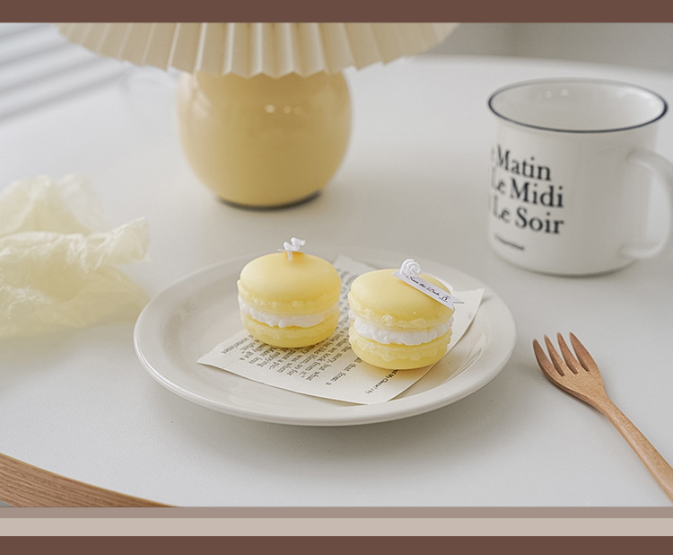 Macaron scented candles, Instagram-style photo props, diy birthday gifts pic 19