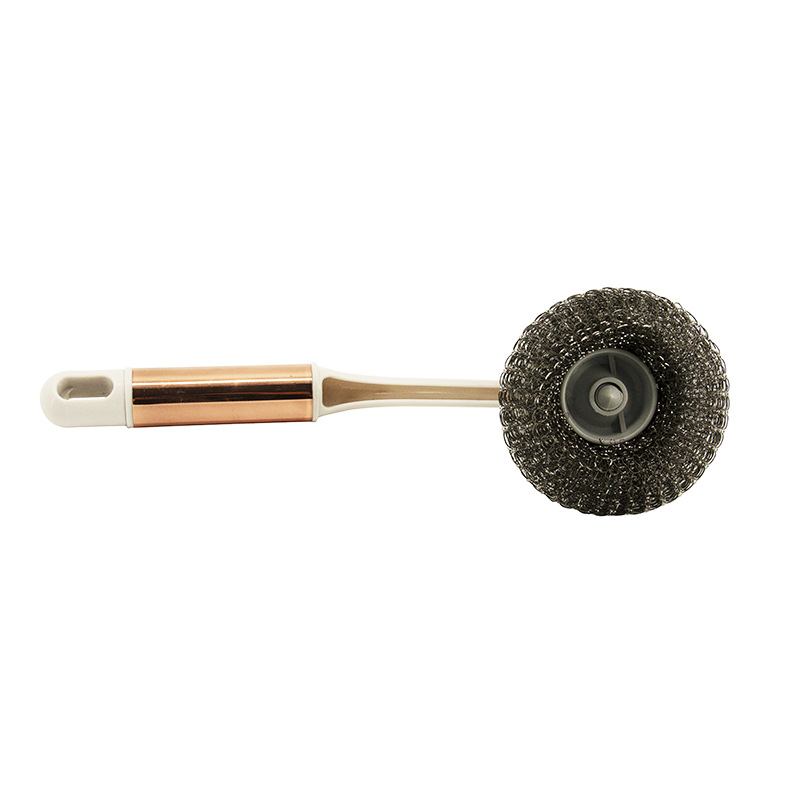 Wholesale of kitchen wall-mounted cleaning dishwashing brushes, stainless steel wire and plastic pot washing brushes pic 10