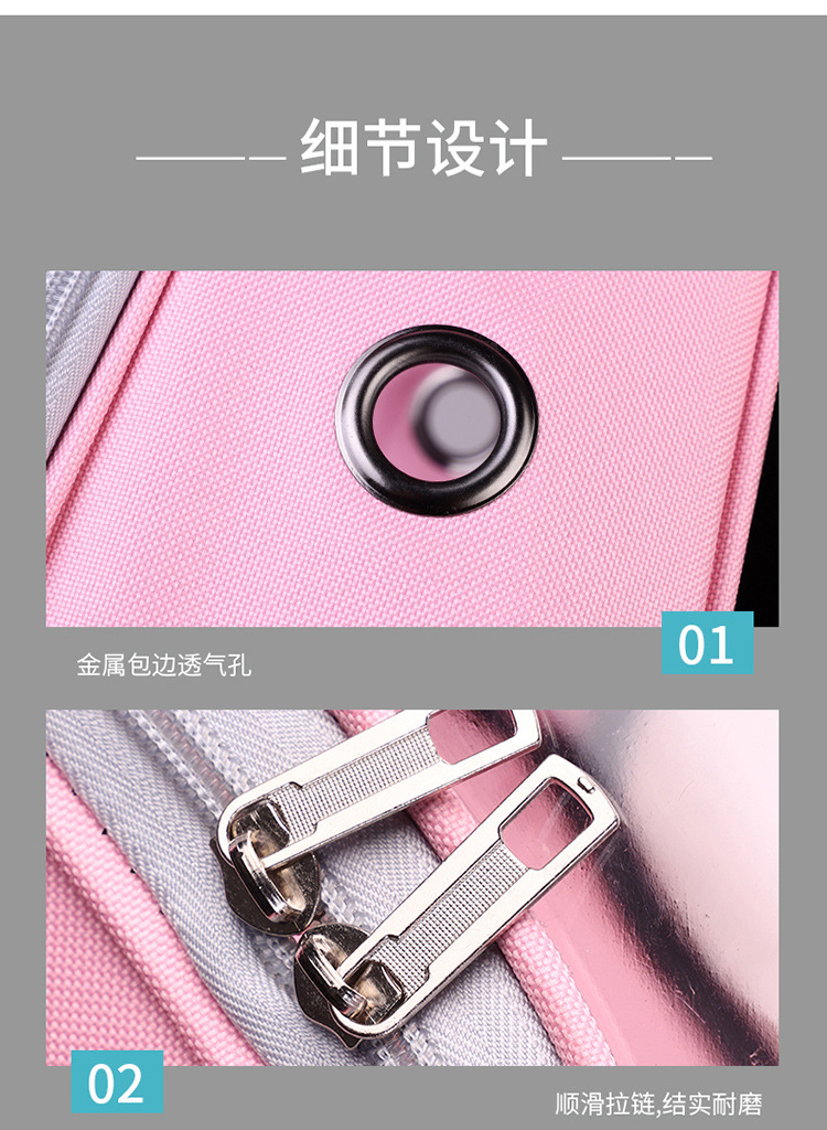 New transparent backpack, pet bag, cartoon portable space capsule, cat bag, dog breathable shopping backpack pic 13