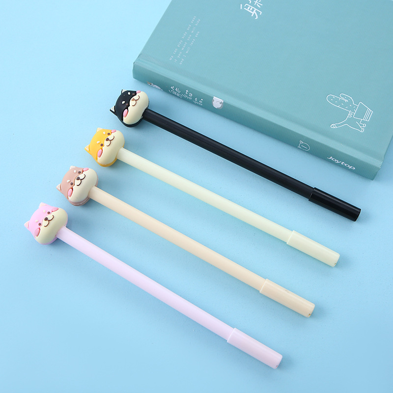 Korean version 2099 cartoon animal party signature pen Stationery store Puppy silicone gel pen high appearance level manufacturer pic 9