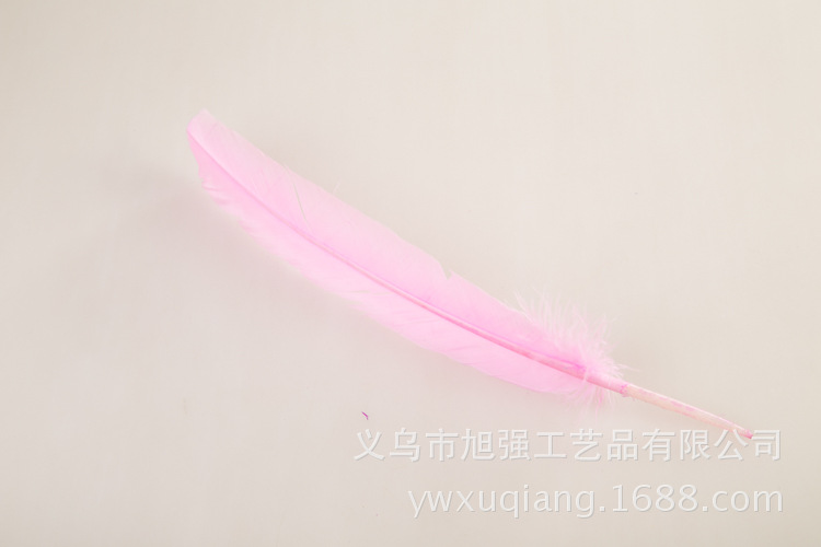 供应工艺小直式羽毛 羽毛批发 义乌diy羽毛火鸡毛大飘羽毛详情22