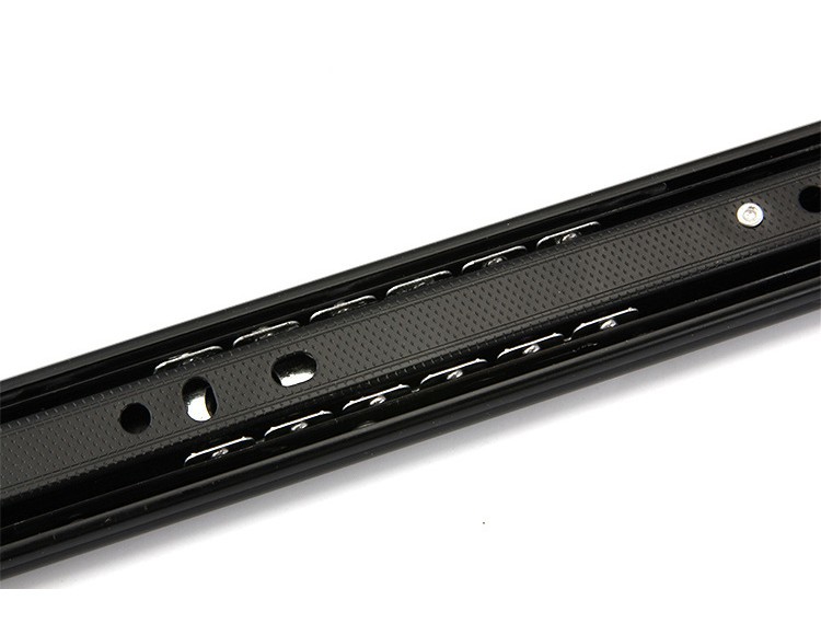 3008 three-section ball bearing silent track, cabinet drawer damping steel ball guide rail, furniture hardware accessories direct sales pic 5