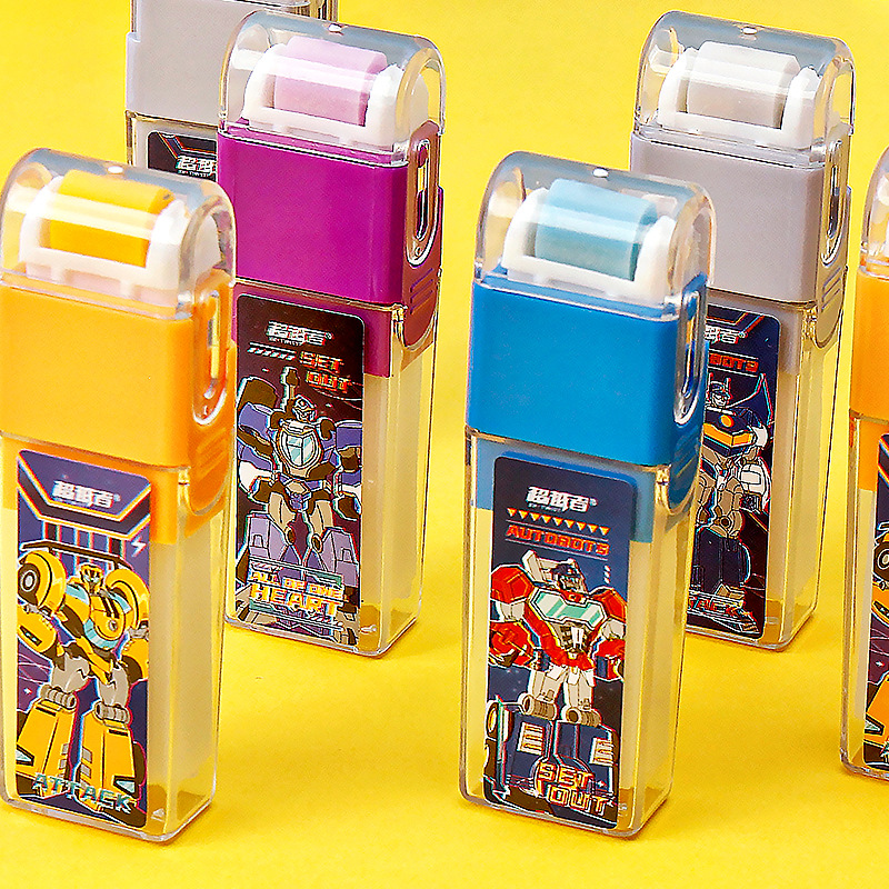 滚轮橡皮擦小学生像皮擦不留痕变形汽车人造型橡皮擦无碎屑橡皮擦详情5