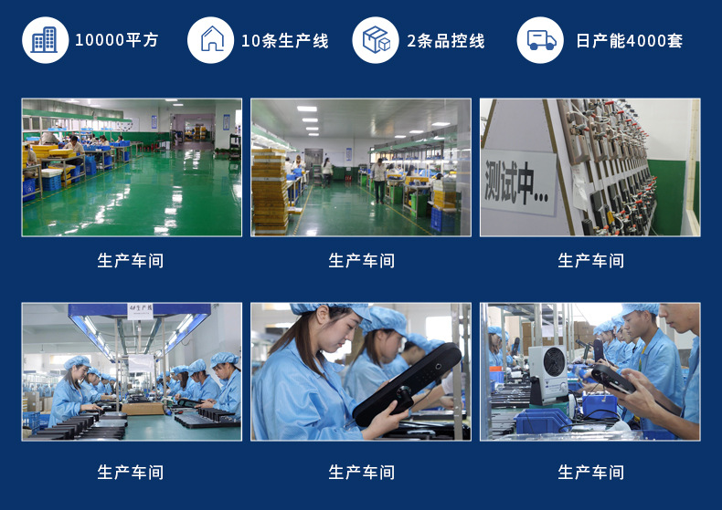 厂家批发一握开指纹锁家用防盗门锁电子密码锁工程锁智能门锁公寓详情5