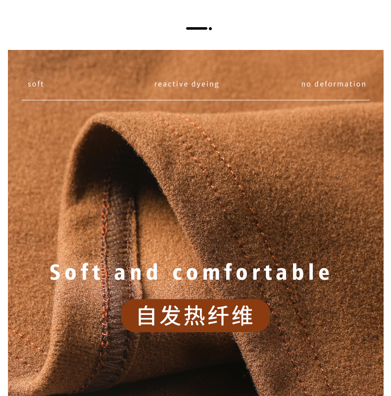 A solid-color German fleece dui high-neck base layer for women, paired with a thick and fleece long-sleeved base layer and a tight T-shirt for autumn and winter pic 12