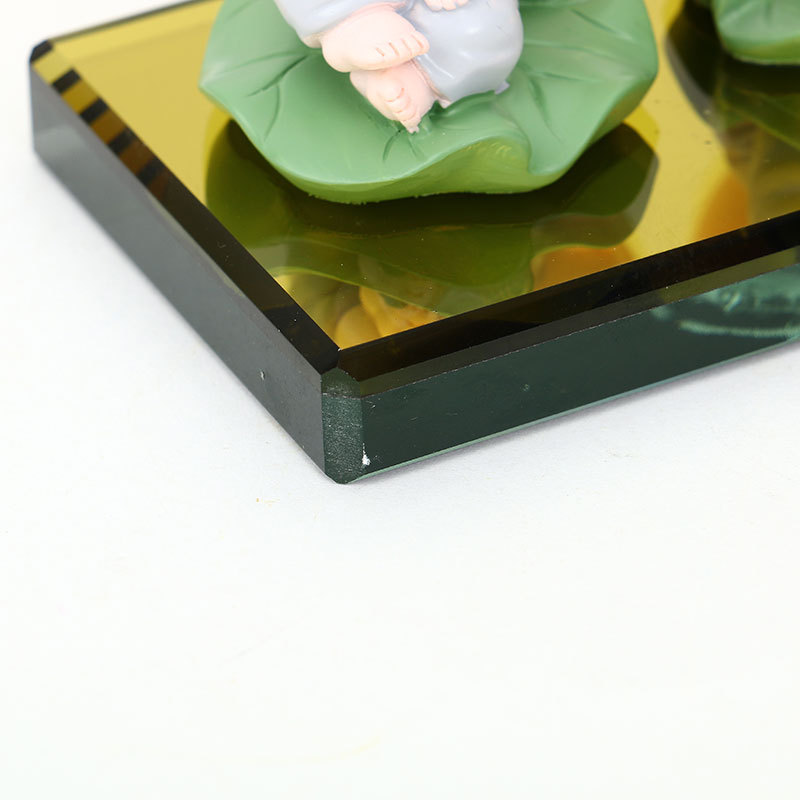 可爱童年小和尚水晶座汽车摇头摆件车载饰品组合套装一件代发详情7