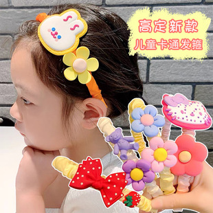 韩国女童糖果色毛巾圈儿童发饰批发可爱发绳发圈女小号橡皮筋头绳详情12