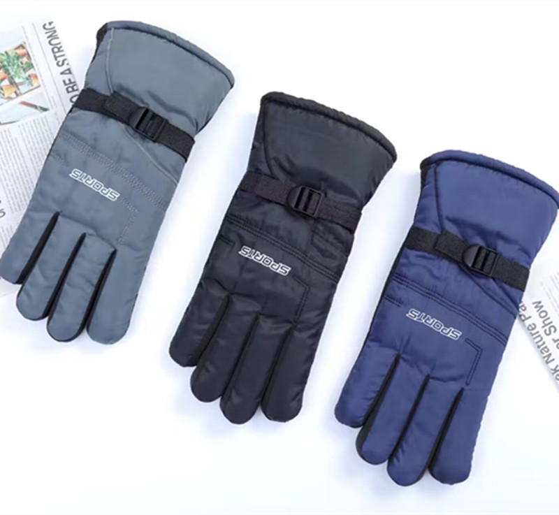 Cross-border thickened and extended warm gloves, outdoor skiing, motorcycle and electric bike riding gloves, riding with fleece and thickened pic 7