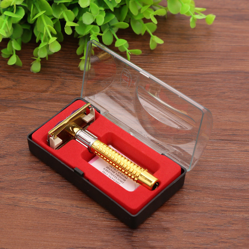 Low-price wholesale of iron shavers, 578 razor frames, plastic boxes, street stalls, two-yuan store supply pic 1