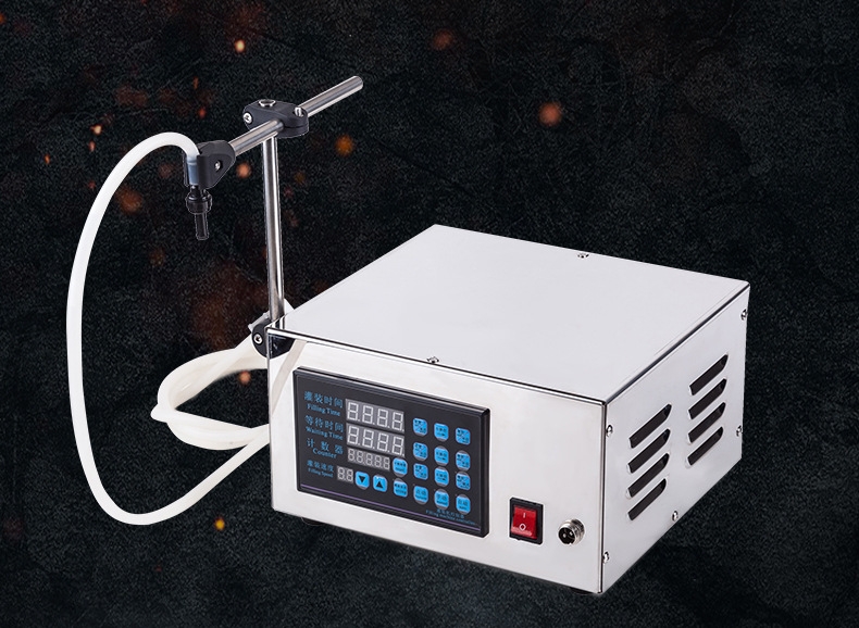 GKF-280 CNC liquid quantitative filling machine, liquor water filling machine, disinfectant water small beverage filling machine pic 12