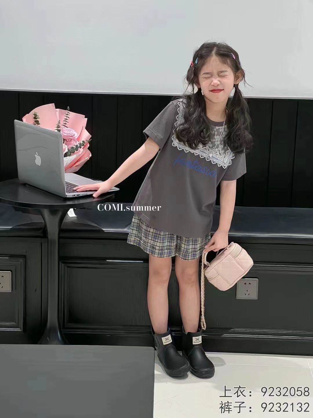 女童短袖T恤夏季2023新款中小童休闲洋气儿童装短袖详情5