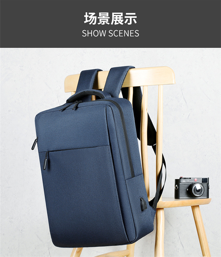 批发米版电脑背包 17寸电脑包大容量双肩包 可做背包 可定 制LOGO详情14